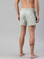 Shop Pack of 2 Men's Black & White All Over Printed Woven Boxers-Full