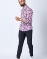 Shop Men's Purple All Over Floral Printed Shirt-Full