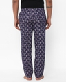 Shop Men's Purple All Over Printed Cotton Lounge Pants-Design