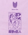 Shop Men's Purple AOT Founding Titan Graphic Printed Vest-Full