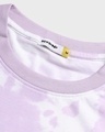 Shop Men's Purple AOT- Founding Titan Graphic Printed Oversized T-shirt