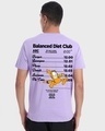 Shop Men's Purple Balanced Diet Typography T-shirt-Design