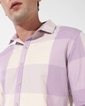 Shop Men's Purple Checked Shirt