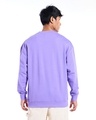 Shop Men's Purple Chill Guy Graphic Printed Oversized Sweatshirt-Full