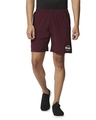 Shop Men's Purple Color Block Casual Shorts-Front