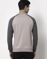 Shop Men's Purple Color Block Sweatshirt-Design