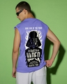 Shop Men's Purple Darth Vader Graphic Printed Oversized Vest-Design