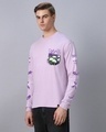 Shop Men's Purple Donnie Graphic Printed Oversized T-shirt-Design