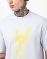 Shop Men's Lavender Dope Graphic Printed Oversized T-shirt
