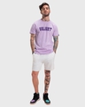 Shop Men's Purple Fear Nothing Graphic Printed T-shirt-Design