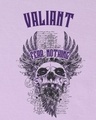 Shop Men's Purple Fear Nothing Graphic Printed T-shirt-Full