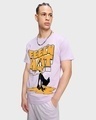 Shop Men's Purple Feel'n Hot Graphic Printed T-shirt-Front