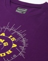 Shop Men's Purple Graphic Printed Oversized T-shirt