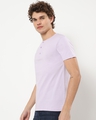 Shop Men's Purple Henley T-shirt-Design
