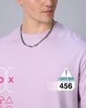 Shop Men's Purple Hide and Seek Graphic Printed Oversized T-shirt