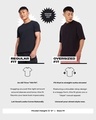 Shop Men's Purple Hollow Graphic Printed Oversized T-shirt-Full