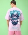 Shop Men's Purple Hunter Graphic Printed Oversized T-shirt-Front