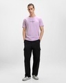 Shop Men's Purple Its Monday Again Graphic Printed T-shirt-Full