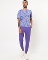 Shop Men's Purple Joggers-Full