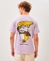 Shop Men's Purple Kaboom Graphic Printed T-shirt-Front
