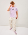 Shop Men's Purple Kaboom Graphic Printed T-shirt-Full