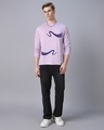 Shop Men's Purple Kraken Graphic Printed Oversized T-shirt