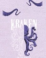 Shop Men's Purple Kraken Graphic Printed Oversized T-shirt