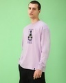 Shop Men's Purple Lord Graphic Printed Oversized T-shirt-Design