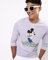 Shop Men's Purple Mickey Offline Sweatshirt-Front