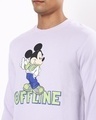 Shop Men's Purple Mickey Offline Sweatshirt