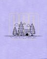 Shop Men's Purple OCD Graphic Printed T-shirt