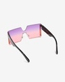 Shop Men's Purple & Pink Oversized Polarised Lens Gradient Sunglasses-Design