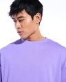 Shop Men's Purple Oversized Sweatshirt