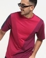 Shop Men's Purple Oversized T-shirt-Front