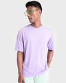 Shop Men's Purple Oversized T-shirt-Front