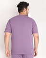 Shop Men's Purple Plus Size T-shirt-Full