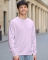 Shop Men's Purple Oversized T-shirt-Front