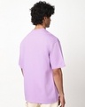 Shop Men's Purple Oversized T-shirt-Full