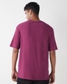 Shop Men's Purple Oversized T-shirt-Full
