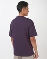 Shop Men's Purple Oversized T-shirt-Full
