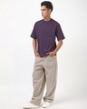 Shop Men's Purple Oversized T-shirt