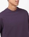 Shop Men's Purple Oversized T-shirt