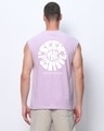 Shop Men's Purple Peace Seeker Typography Boxy Fit Vest-Design