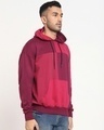 Shop Men's Purple & Pink Color Block Hoodies-Design