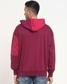 Shop Men's Purple & Pink Color Block Hoodies-Full