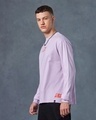 Shop Men's Purple Planet Astro Graphic Printed Oversized T-shirt-Full