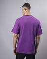 Shop Men's Purple Playing Bugs Graphic Printed Oversized T-shirt-Design