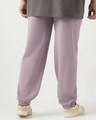 Shop Men's Purple Plus Size Textured Joggers-Design