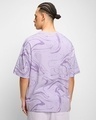 Shop Men's Purple Printed Oversized T-shirt-Design