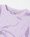 Shop Men's Purple Printed Oversized T-shirt
